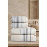 Mikasso 50X90 - 70X140 Retro Pamuk Banyo Havlu Takımı, Hamam Takımı, Plaj Havlusu Banyo Havlusu Setli Ürün P - Çok Renkli