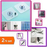 Mikasso 5li Askı Pin Çerçeve Çok Amaçlı Askı + Ince Kıl Derz Temizleme Firçası X4Y5Z6 Plastik Çok Renkli Tr