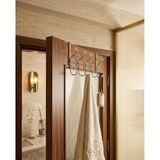 Mikasso 5li Kapı Arkası Askılık Banyo Askısı Duvar Askısı Elbise Kıyafet Askısı Metal Elbise Gümüş - Çok Renkli