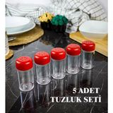 Mikasso 5li Tuzluk ve Baharatlık Seti Plastik