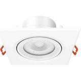 Mikasso 5W Cob LED Hareketli Spot Kare 6500K - Çok Renkli