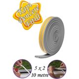 Mikasso 5x2=10 Metre Kapı Pencere Bandı Gri Fitili Yapışkanlı Soğuk Izolasyon Bant