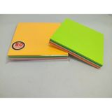 Mikasso (6 Adet) 80 Yaprak Karışık Renkli Kare Postit Yapışkanlı Not Kağıdı Post It(6 Adet) Yapışkanlı Not K - Çok Renkli