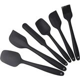 Mikasso 6 Adet Isıya Dayanıklı Yanmaz Yapışmaz Silikon Spatula Seti 6'lı Silikon Spatula Seti Bpa Free Silik