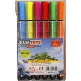 Mikasso 6 Lı Keçeli Kalem (Kum Toys) Sarı - Çok Renkli