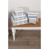 Mikasso 6 Parça Bavul Organizer, Valiz Organizer, Valiz Düzenleyici Beyaz Tr