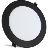 Mikasso 6 W LED Panel - Beyaz Işık (6500K) - Siyah Kasa - Yuvarlak - Sıva Altı - CT-5125B - Çok Renkli