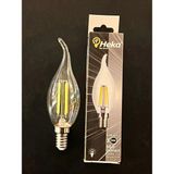 Mikasso 6 Watt E14 Duylu Kıvrık Şeffaf Camlı 660 Lümen 6500 Kelvin Beyaz Işık Buji LED Ampul