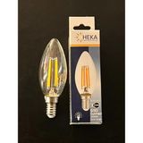 Mikasso 6 Watt E14 Duylu Şeffaf Camlı 690 Lümen 3000 Kelvin Günışığı Buji LED Ampul - Çok Renkli