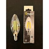 Mikasso 6 Watt E14 Duylu Şeffaf Camlı 690 Lümen 6500 Kelvin Beyaz Işık Buji LED Ampul - Çok Renkli