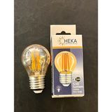 Mikasso 6 Watt E27 Duylu G45 Modeli Amber Camlı 530 Lümen 2500 Kelvin Günışığı LED Rustik Ampul - Çok Renkli