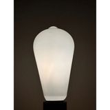 Mikasso 6 Watt E27 Duylu Opal Soft Camlı 3000 Kelvin Günışığı 575 Lümen ST64 LED Rustik Ampul - Çok Renkli