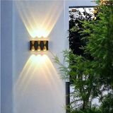 Mikasso 6 Watt Gün Işığı Ledli Modern Tasarım LED Armatür, Iç ve Dış Mekan Dekoratif Işık Desenli LED Aplik - Çok Renkli