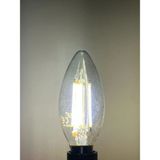 Mikasso 6 Watt Ilık Beyaz 4000 Kelvin Şeffaf Camllı 690 Lümen E-14 Buji LED Ampul