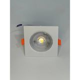 Mikasso 6 Watt LED Spot Kare Beyaz Kasa 6500K Beyaz Işık