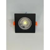 Mikasso 6 Watt LED Spot Kare Siyah Kasa 6500K Beyaz Işık - Çok Renkli