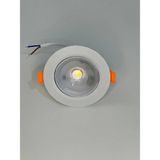 Mikasso 6 Watt LED Spot Yuvarlak Beyaz Kasa 6500K Beyaz Işık
