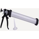 Mikasso 600 ml Sosis Poliüretan Mastik Silikon Aluminyum Metal Tabanca - Çok Renkli
