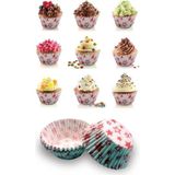 Mikasso 60'lı Browni Kek Muffin Kapsülü Kağıt Turuncu