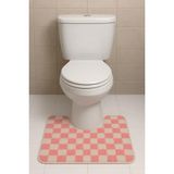 Mikasso 60X50 cm Yıkanabilir Kaymaz Taban Banyo Klozet Önü Tekli Paspas Shaggy Polyester Kalın (12 mm +) Pem - Çok Renkli