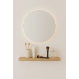 Mikasso 62 cm Safir Meşe Mdf Uçan Duvar Rafı Gizli Bağlantı Kitaplık Kahverengi Mdf - Çok Renkli