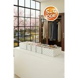 Mikasso 6'lı Çekmece Dolap Içi Düzenleyici Kutu Raf Set Bebek Eşyası Çocuk Odası Banyo Organizer/fiyonk Beli - Çok Renkli