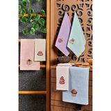 Mikasso 6'lı Mutfak Havlusu Pasta Seti 40X60 Pamuk Polyester El Havlusu Setli Ürün Pembe Kutu Yok - Çok Renkli