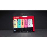 Mikasso 6renk Fosforlu Işaretleme Kalem Seti Pastel Renkler %100 Yerli Üretim Çok Renkli