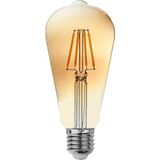 Mikasso 6W LED Flamanlı Rustik Ampül ST64 Beyaz