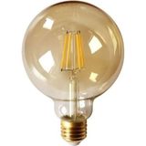 Mikasso 6W Rustik G95 Glop LED Ampul CT-4286 - Amber Renk - Çok Renkli