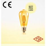Mikasso 6W Rustik LED Ampul - Çok Renkli