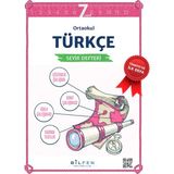 Mikasso 7 Sınıf Türkçe Seyir Defteri Bilfen Yay / Karton Düz Noktalı Orta Boy Beyaz Konsept Defterler A4 - Çok Renkli