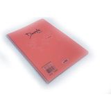 Mikasso 72 Yaprak Çizgili Spiralli Defter A4 Boy(1 Adet ) Sert Spiralli Çizgili 72 Yaprak Büyük Boy Pembe Ok - Çok Renkli