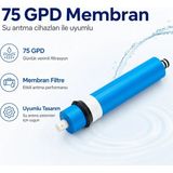 Mikasso 75 Gpd Su Arıtma Membran Filtresi 508505001 - Çok Renkli