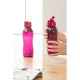 Mikasso 750ML Böğürtlen Sporcu ve Okul Matarası Suluk Pembe Plastik