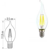 Mikasso 7W LED Filament Buji Ampul (Günışığı) - Çok Renkli