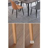 Mikasso 8 Adet 2,1CM-2,5CM Masa Sandalye Susturucu Pabucu Silikon Koltuk Sandalye Kaydırmaz Zemin Koruyucu B