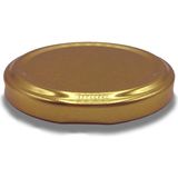 Mikasso 82 mm Metal Konserve Kapağı Gold 82 Pp Altın Kavanoz Kapak 10 Adet Metal Yeşil