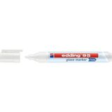 Mikasso 95 Glass Marker Cam Kalemi Beyaz Beyaz - Çok Renkli