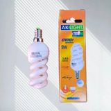 Mikasso 9W Tasarruflu Ampul, Ince Duy E14, Sarı Işık