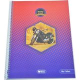 Mikasso A4 Spiralli Karton Kapak 96 Yp. Telli Kareli Defter Karton Spiralli Kareli 96 Yaprak Büyük Boy Beyaz - Çok Renkli