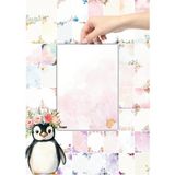 Mikasso A5 Çiçek Bloknot Çizgisiz Defter - 50 Yaprak - Memopad - Notepad - Not Defteri - Not Kağıdı Yumuşak - Çok Renkli