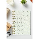 Mikasso A5 Spiralli Kalın Kapak Kurbağalı Not DEFTERI 15X21CM Sert Spiralli Kareli 120 Yaprak Orta Boy Çok R - Çok Renkli