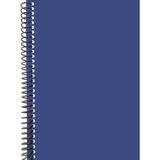 Mikasso A5 Spiralli Pvc Kapaklı 80 Yaprak Kareli Defter 1 Adet Denim Yumuşak Spiralli Kareli Orta Boy Lacive - Çok Renkli