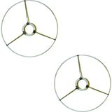 Mikasso Abajur Teli 47 cm Boyasız 2 Adet Abajur Başlığı ve Makrome Avize Başlığı Yapımı -4mm,paslanmaz Tel M - Çok Renkli