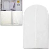 Mikasso Abiye Elbise Kılıfı 60X100CM Siyah - Beyaz Su Geçirmez Dress Cover Plastik Beyaz Cn
