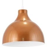 Mikasso Açık Kahve Bakır Rengi Metal Avize Metal 1 E27 Kahverengi Salon / Oturma Odası - Çok Renkli