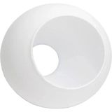 Mikasso Açık Yedek Beyaz Avize Camı Çap 12 cm Ağız Çapı 8.5 cm Glop Cam Cam 1 E27 Beyaz Antre / Hol - Çok Renkli