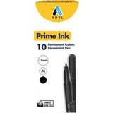 Mikasso Adel Prime Ink Permanent M 10'lu Asetat Kalem Siyah - Çok Renkli
