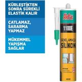 Mikasso Afkix Şeffaf Silikon